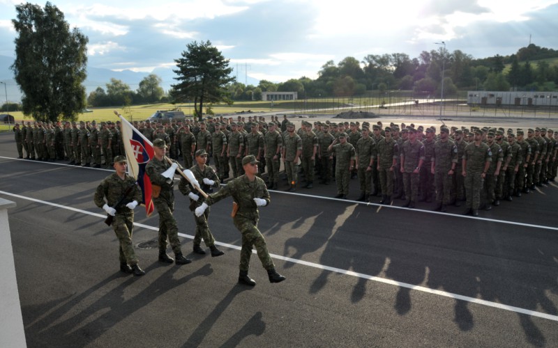 Ceremonial gathering of professional soldiers and SVK AFA employees on the 81st anniversary of the Slovak National Movement and the 33rd anniversary of the adoption of the Constitution of the Slovak Republic, September 2nd 2025