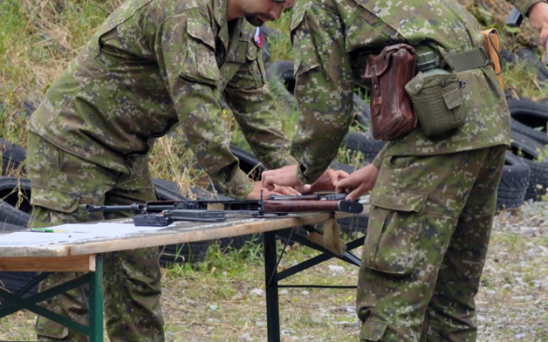 Basic military training - shooting range, September 2nd 2025