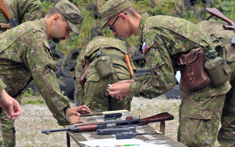 Basic military training - shooting range, September 2nd 2025