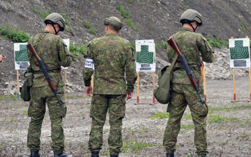 Basic military training - shooting range, September 2nd 2025