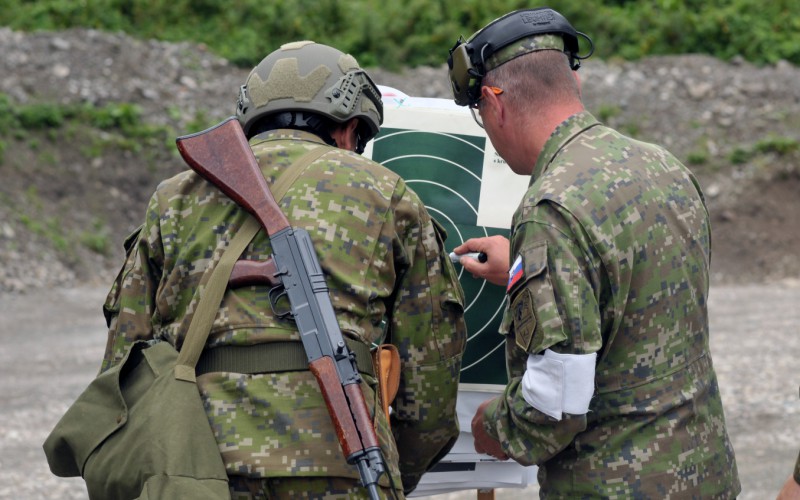 Basic military training - shooting range, September 2nd 2025