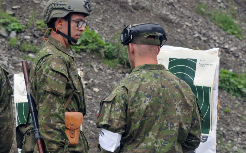 Basic military training - shooting range, September 2nd 2025