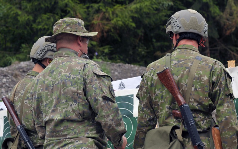 Basic military training - shooting range, September 2nd 2025