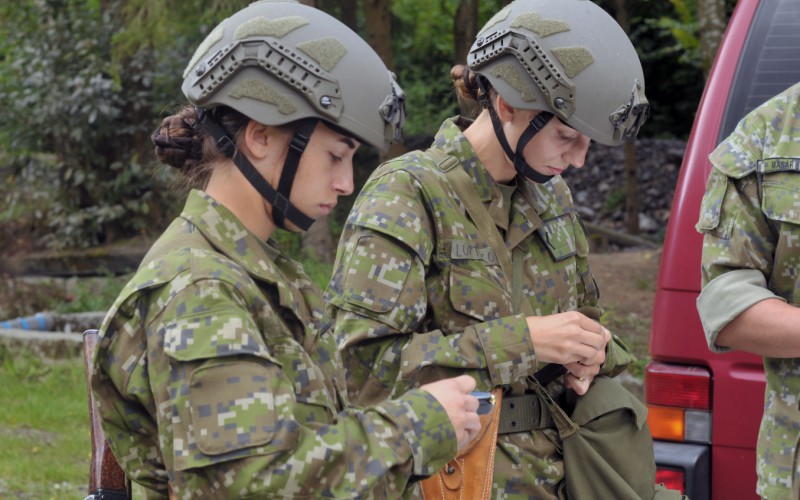 Basic military training - shooting range, September 2nd 2025