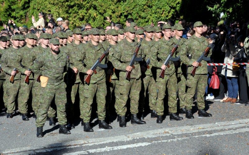 Military Oath of 1st year cadets - Háj, September 19th 2025