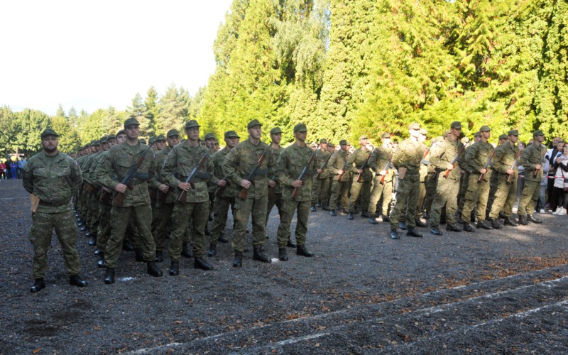 Military Oath of 1st year cadets - Háj, September 19th 2025