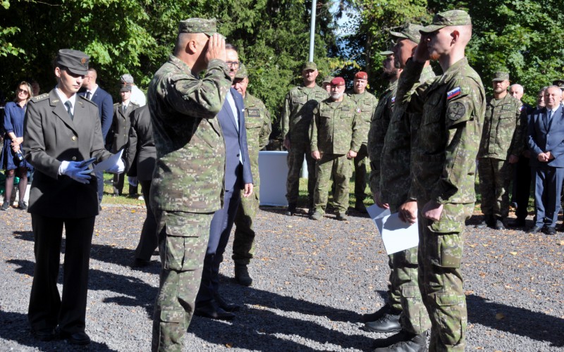 Military Oath of 1st year cadets - Háj, September 19th 2025