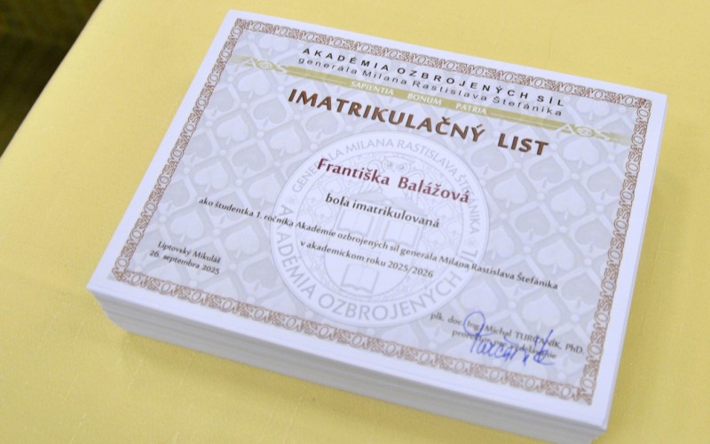 Matriculation of students of the 1st year of bachelor's studies, September 26th 2025