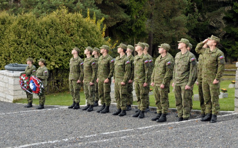 Memorial at military cemetery Háj-Nicovô, October 30th 2025