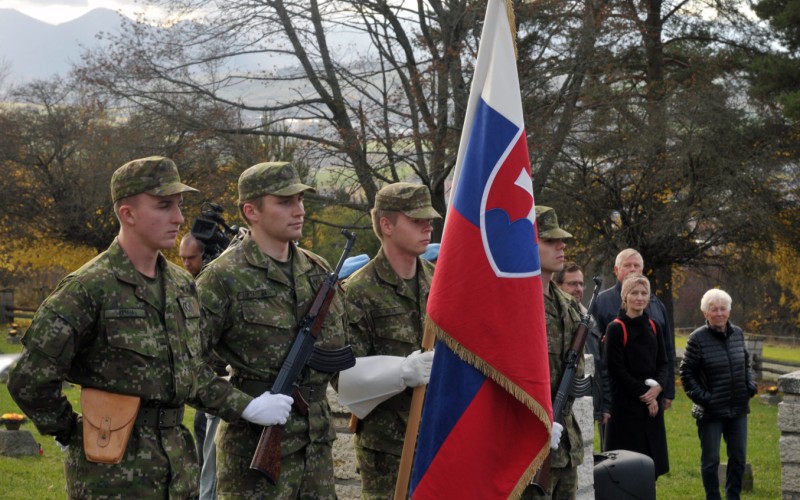 Memorial at military cemetery Háj-Nicovô, October 30th 2025