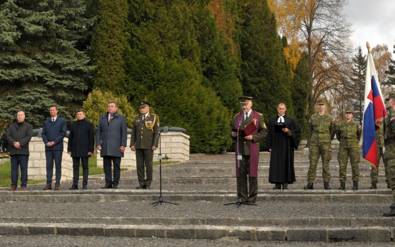 Memorial at military cemetery Háj-Nicovô, October 30th 2025