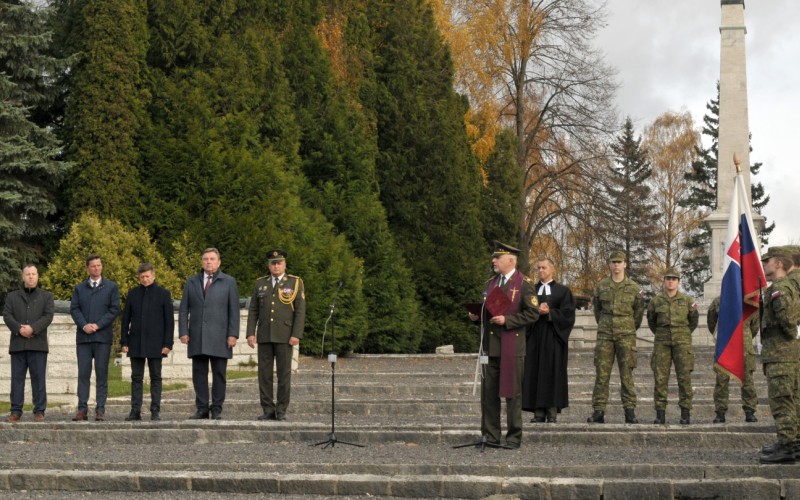 Memorial at military cemetery Háj-Nicovô, October 30th 2025