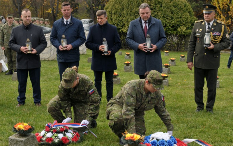 Memorial at military cemetery Háj-Nicovô, October 30th 2025