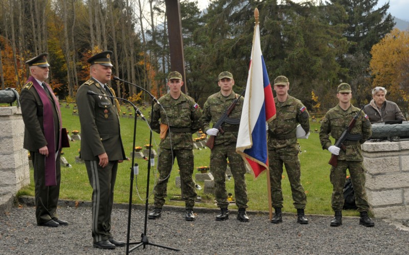 Memorial at military cemetery Háj-Nicovô, October 30th 2025