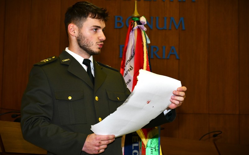 Prijímanie nových učňov do Cechu delostreleckého 4. 12. 2025