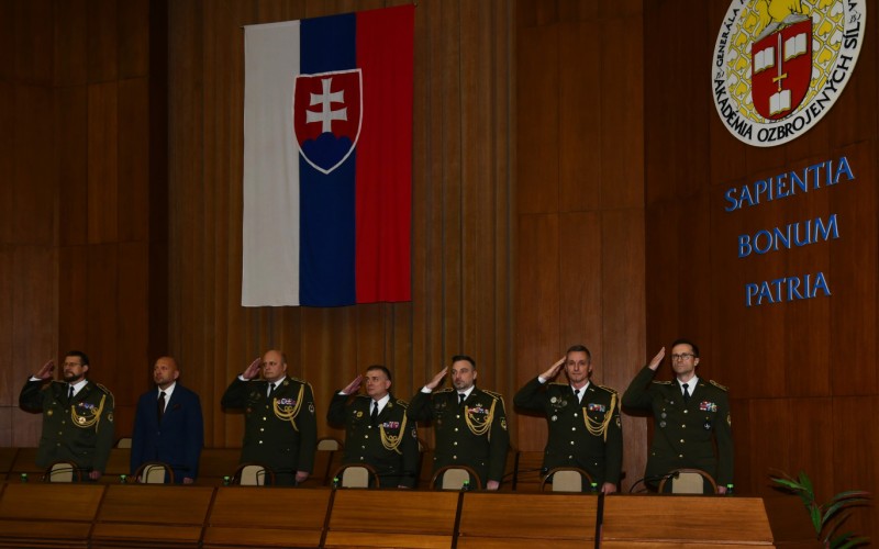 Slávnostné ukončenie 23. VYŠŠIEHO VELITEĽSKO–ŠTÁBNEHO KURZU, 12.12.2025