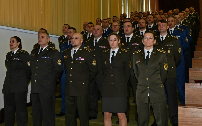 Slávnostné ukončenie 23. VYŠŠIEHO VELITEĽSKO–ŠTÁBNEHO KURZU, 12.12.2025