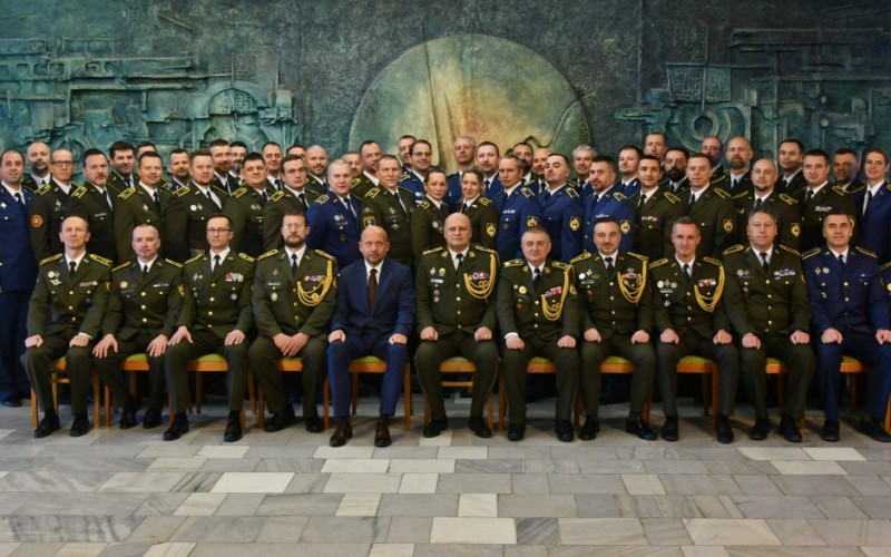 Slávnostné ukončenie 23. VYŠŠIEHO VELITEĽSKO–ŠTÁBNEHO KURZU, 12.12.2025