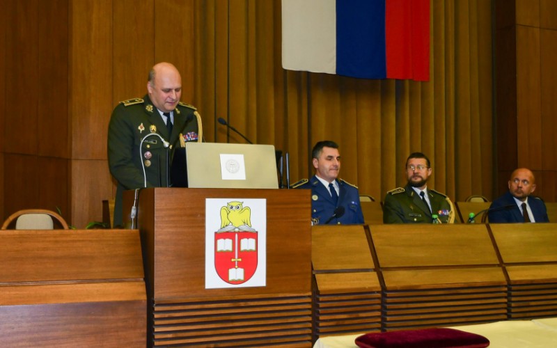 Slávnostné ukončenie 23. VYŠŠIEHO VELITEĽSKO–ŠTÁBNEHO KURZU, 12.12.2025