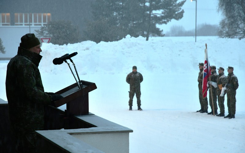 •	Assembly of professional soldiers and employees of SVK AFA on the occasion of the 33rd Independence Day of the Slovak Republic, January 13th 2026