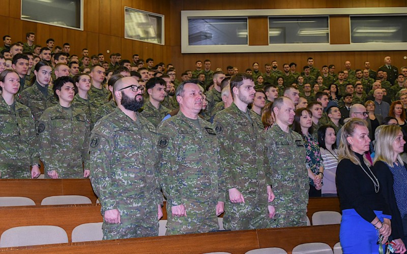 Slávnostné zhromaždenie profesionálnych vojakov a zamestnancov AOS pri príležitosti otvorenia letného semestra akademického roka 2025/2026, 03. 03. 2026