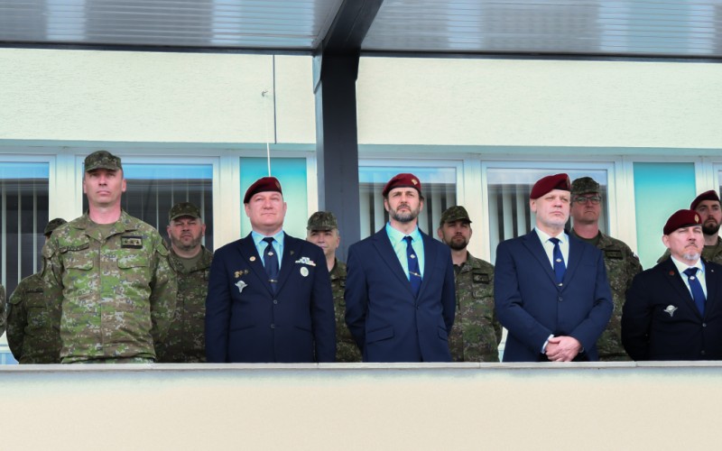 Slávnostný nástup pri príležitosti odovzdania bordových baretiek, 16.03.2026