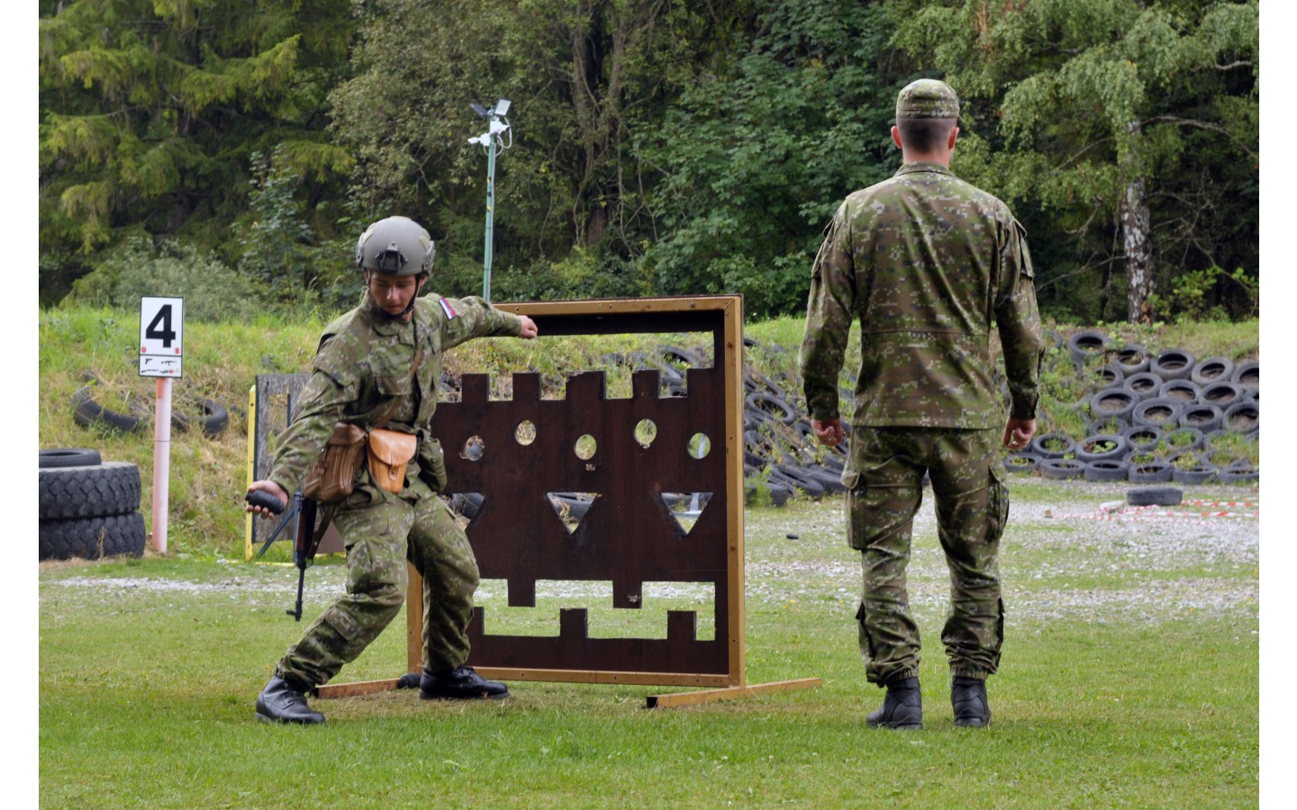 Basic military training - shooting range, September 2nd 2025